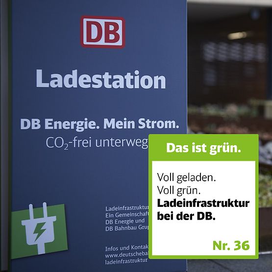 DB Ladestation mit Signet