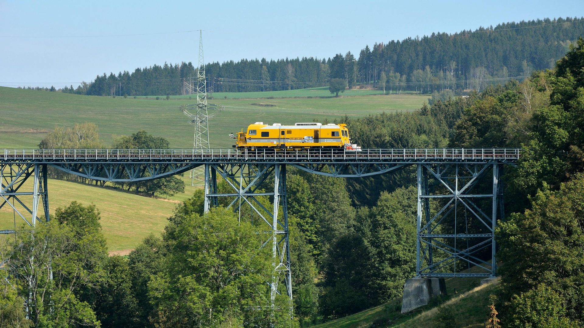 Multisensorplattform auf dem Markersbacher Viadukt