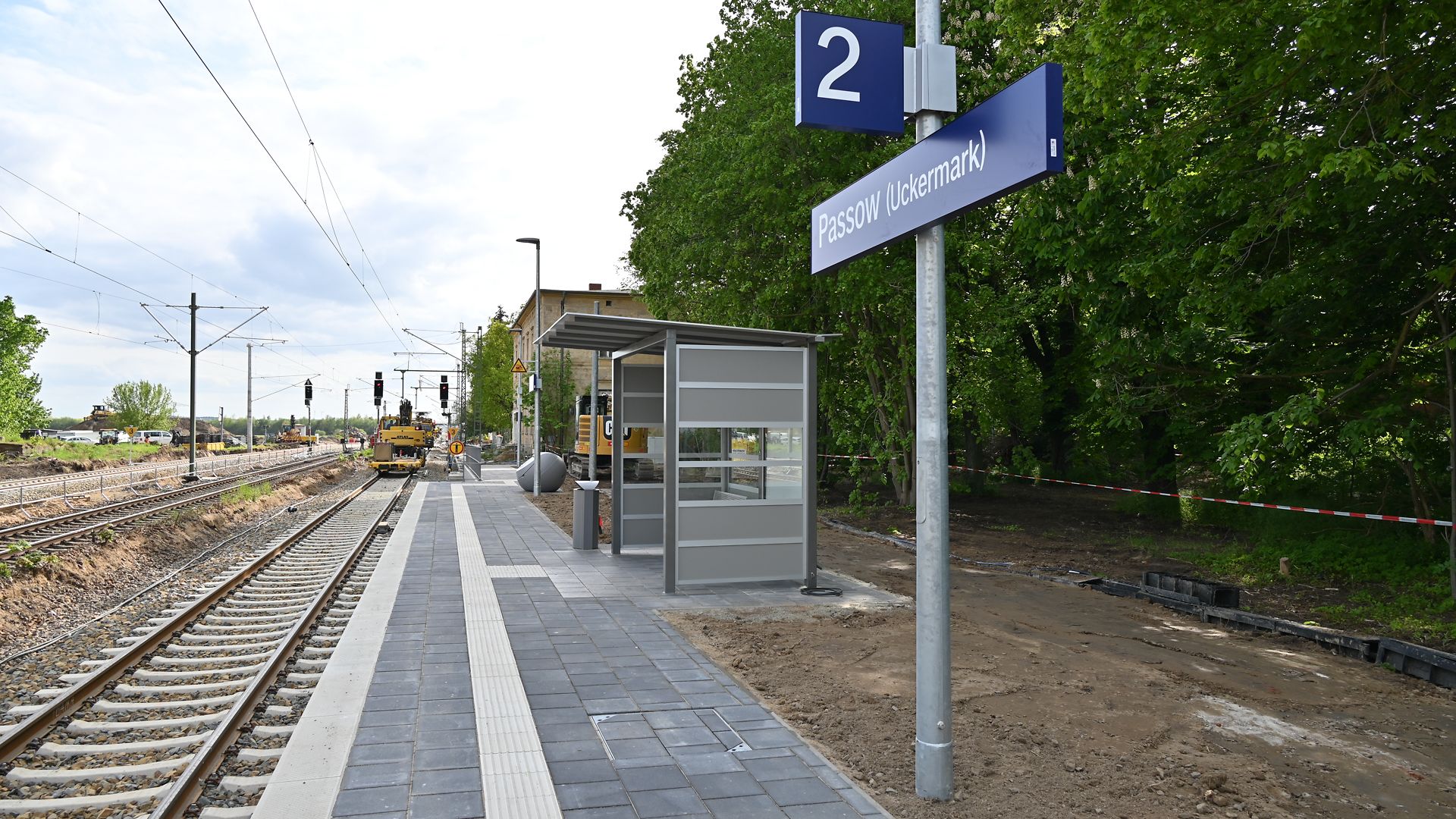 Sanierung Bahnsteig Passow