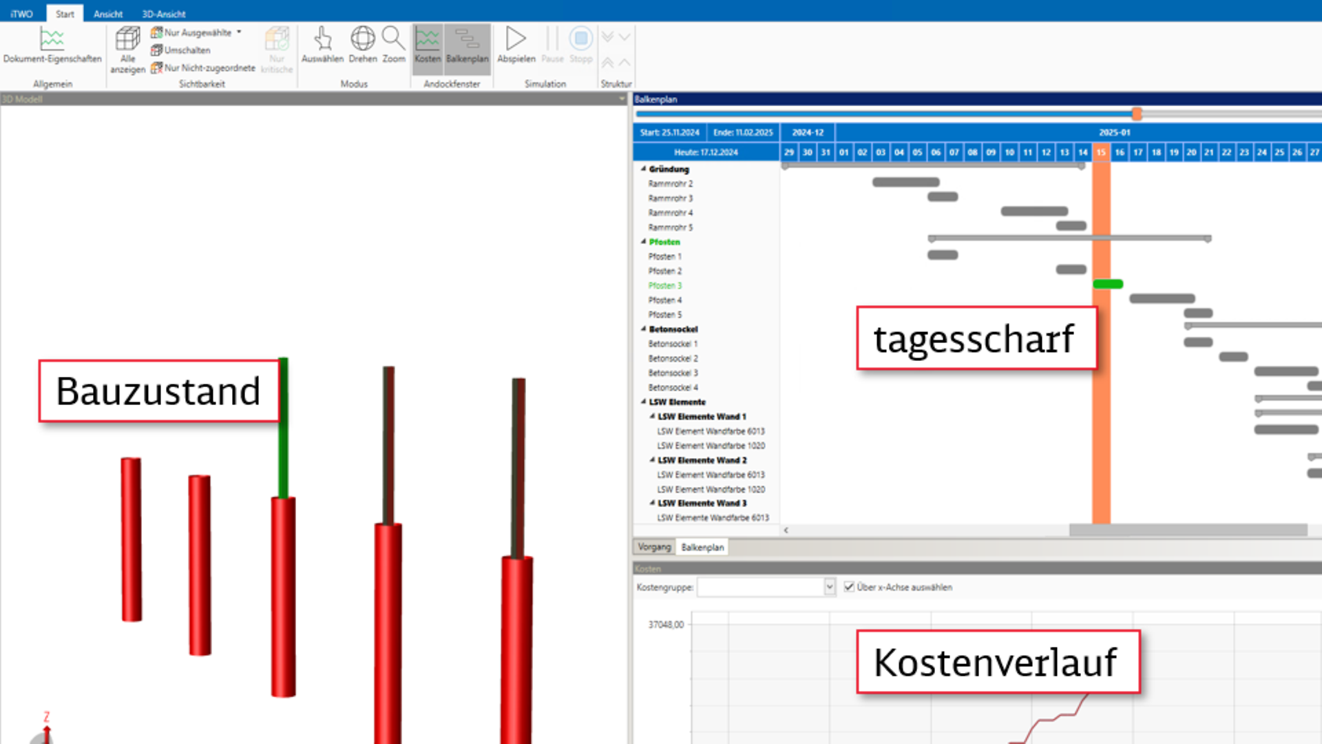 Screenshot BIM Visualisierung