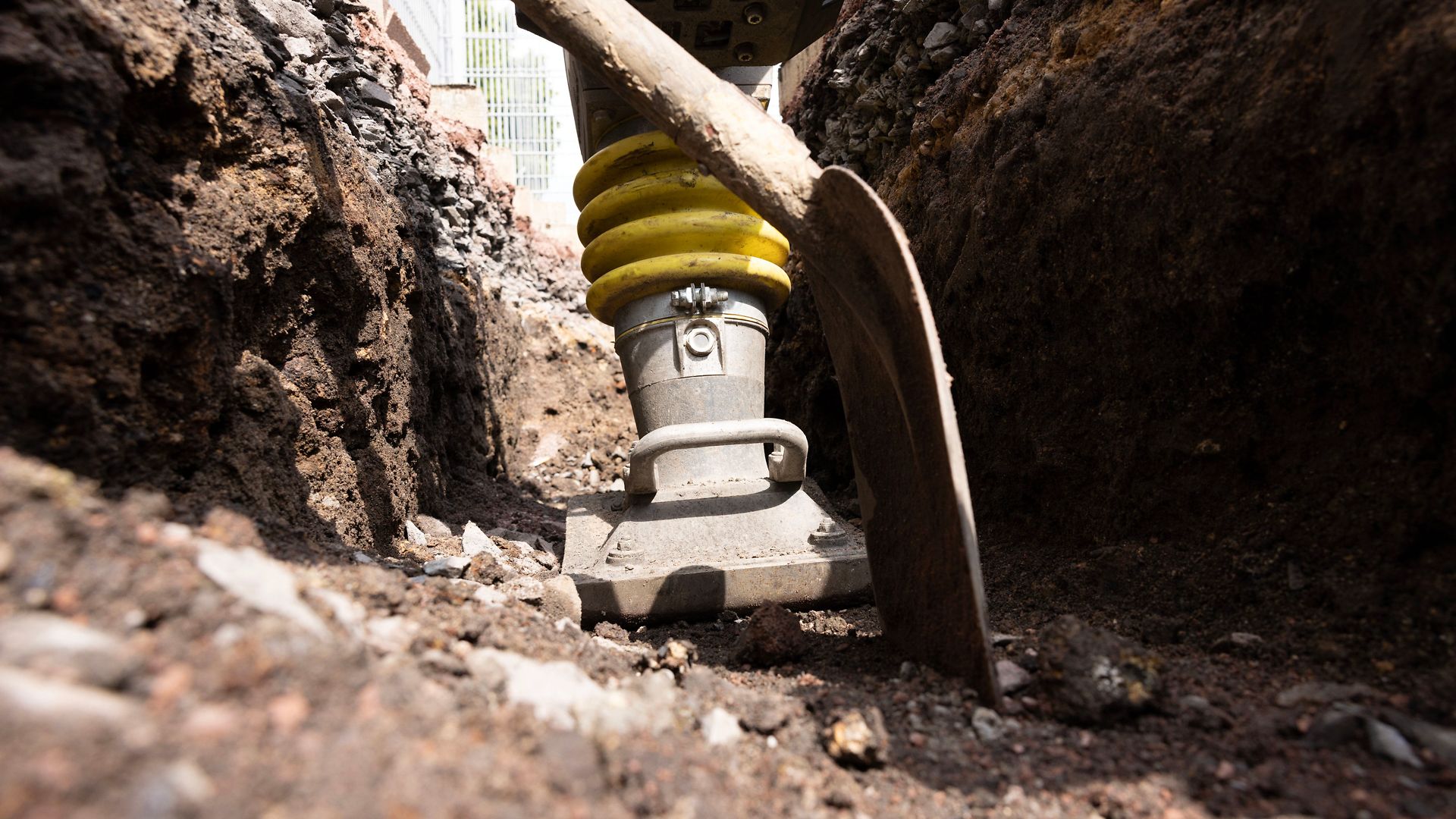 Underground cable installation preparation
