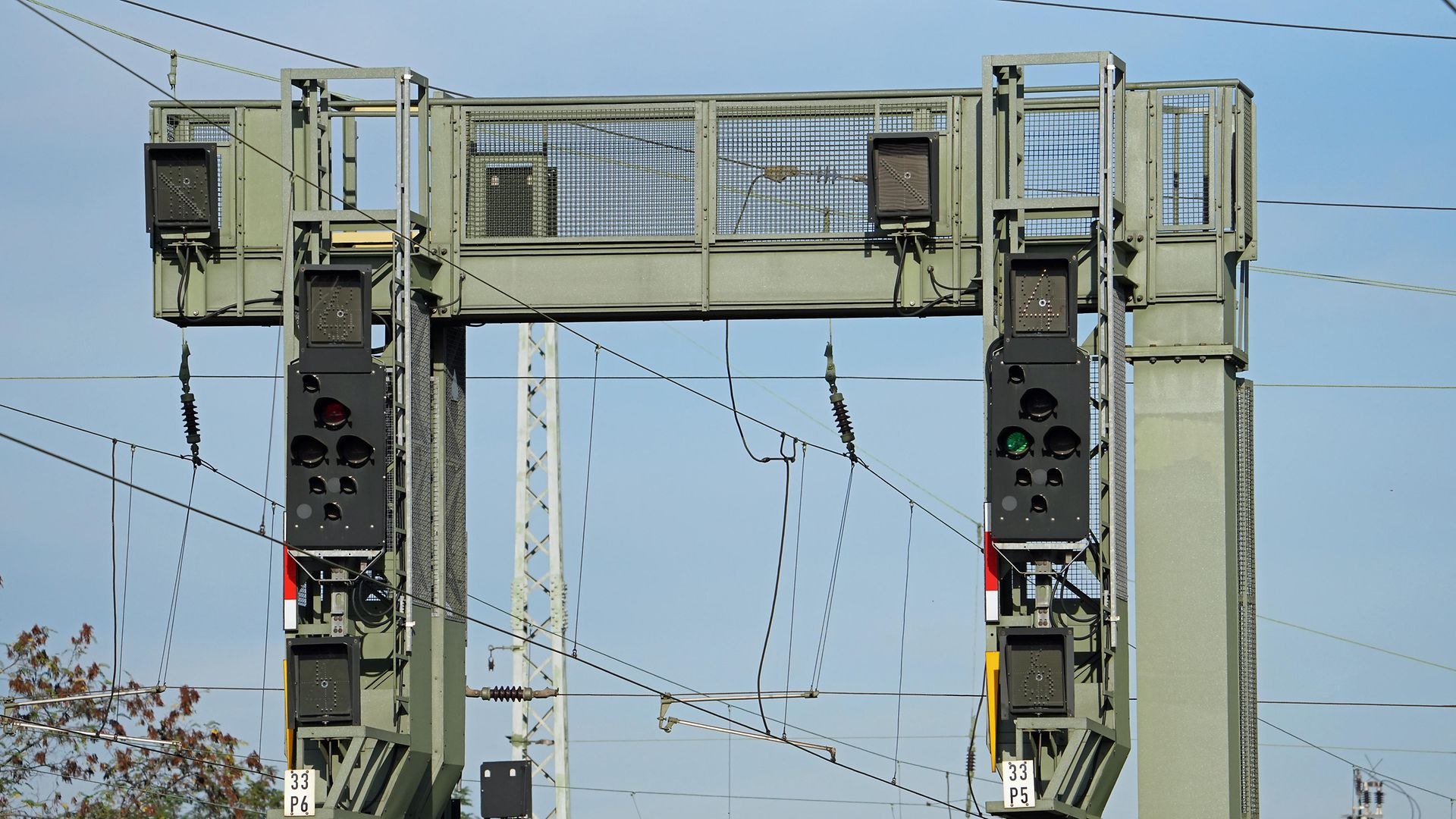 Signalausleger auf der Strecke