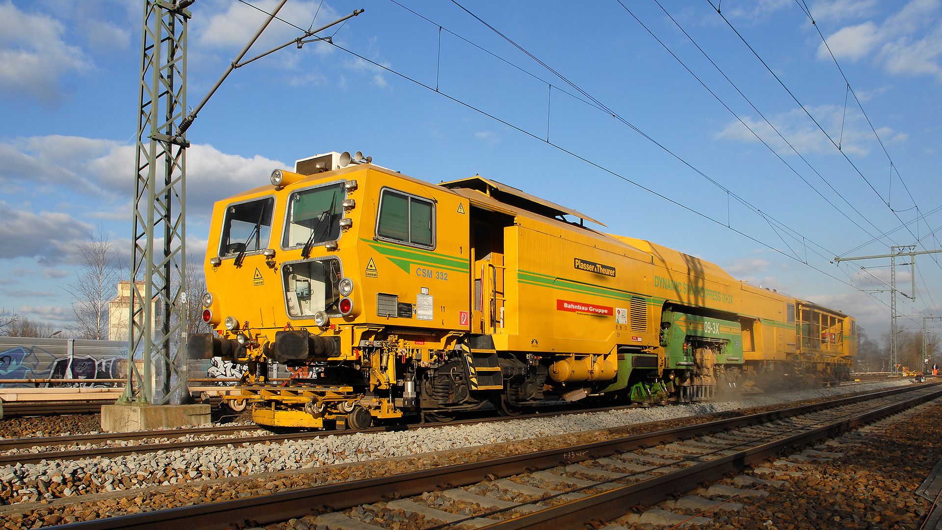 Gleisstopfmaschine GSM 09-3x "Dynamic Stopfexpress"