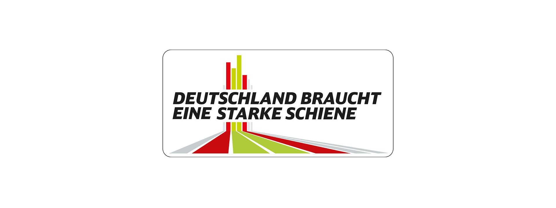 Deutschland braucht eine starke Schiene-Logo