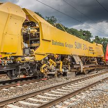 Gleiserneuerung mit Regionalbahn