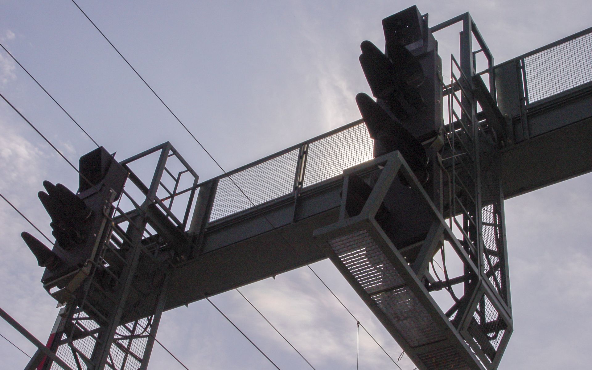 Signalausleger in der Sonne