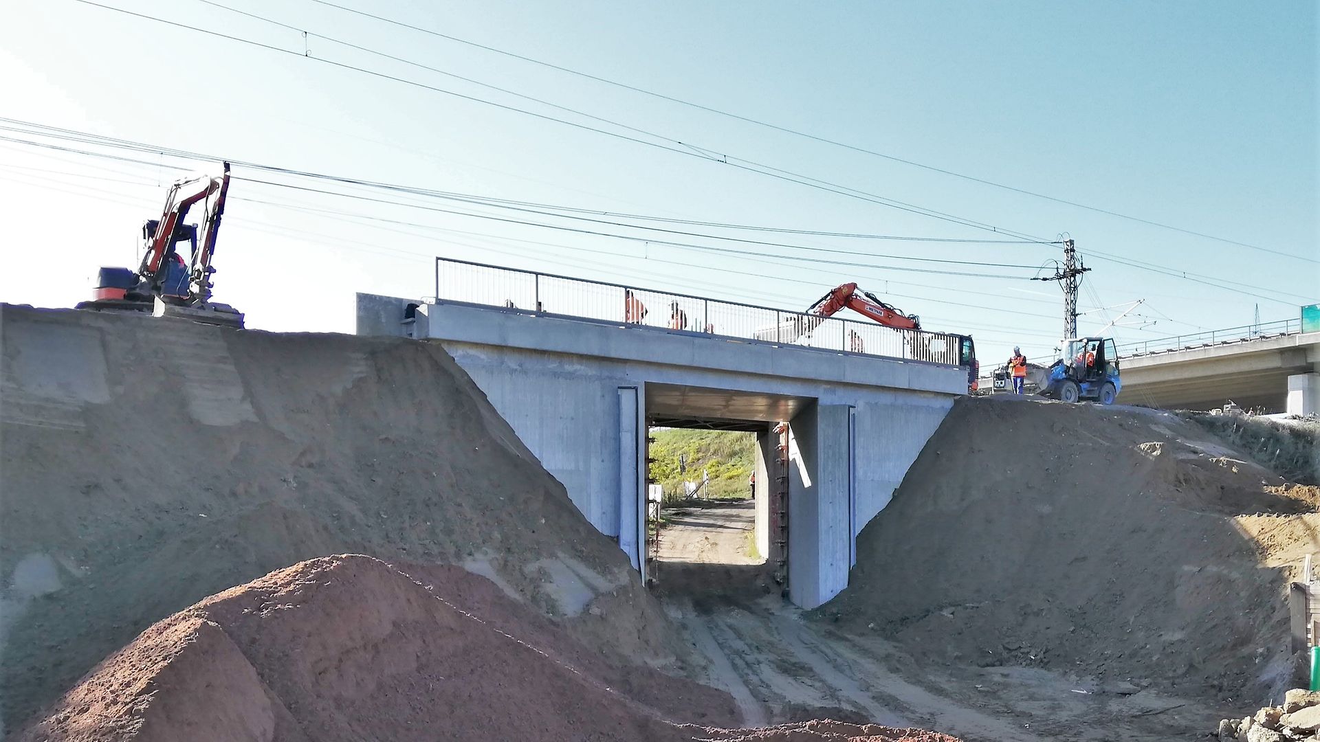 Wustermark: Replacement of a rail bridge