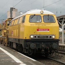 BR 218 - gelbe Zugmaschine