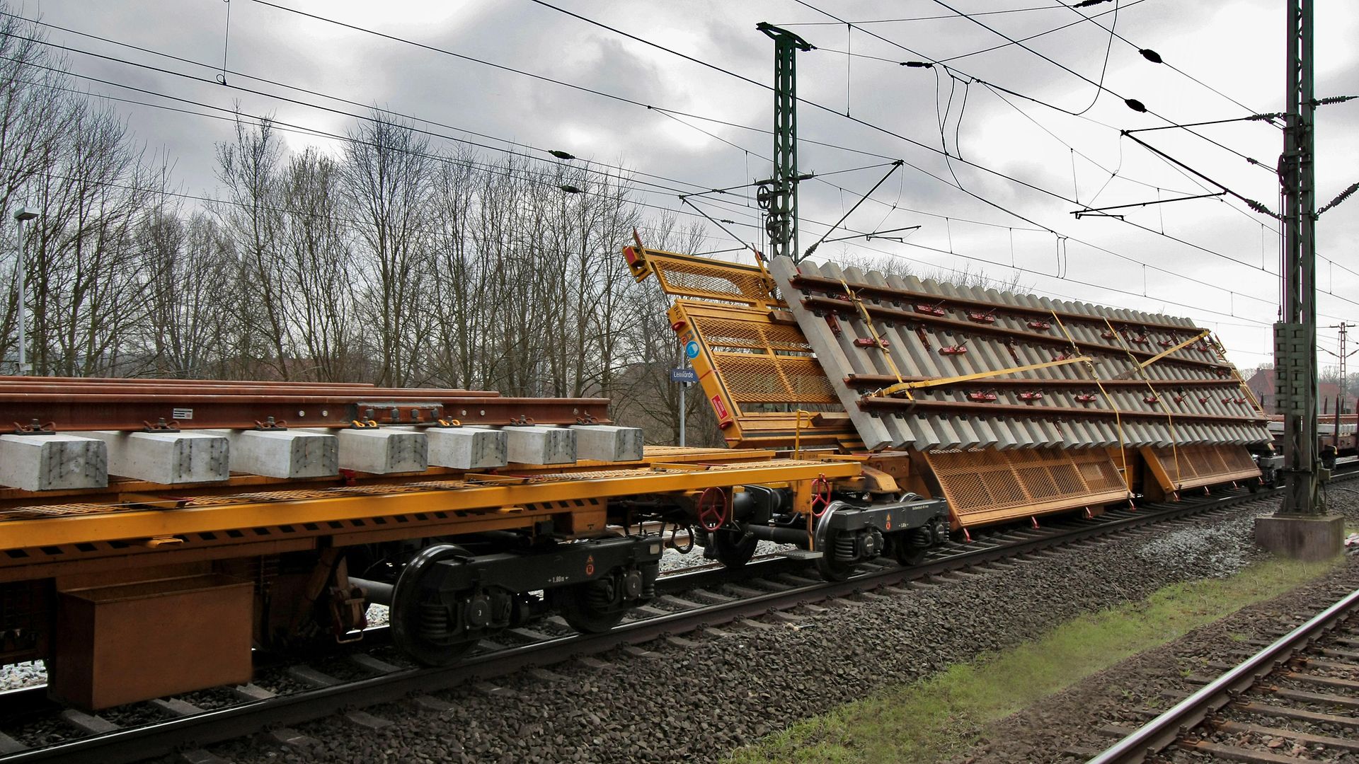 Transportwagen für Weichen